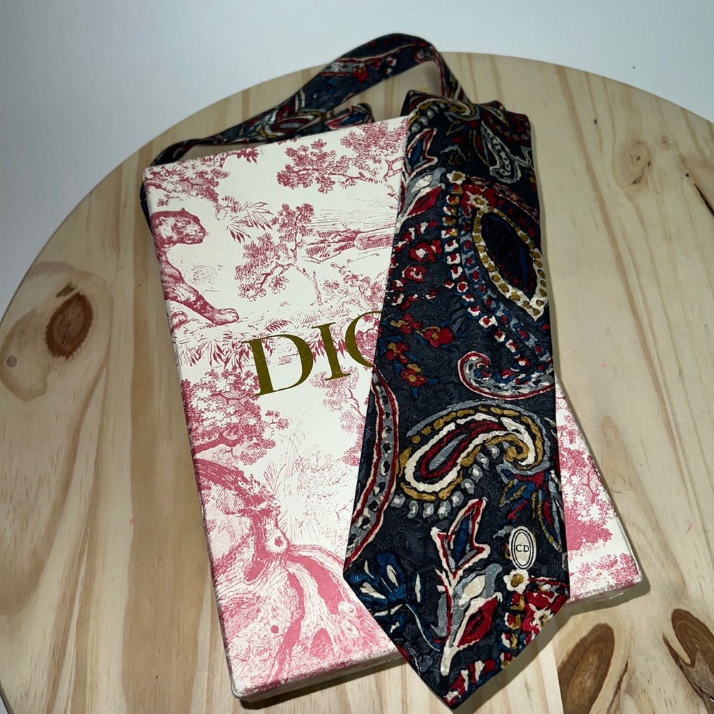 Christian DIOR VINTAGE Tie! - Picture 7 of 8
